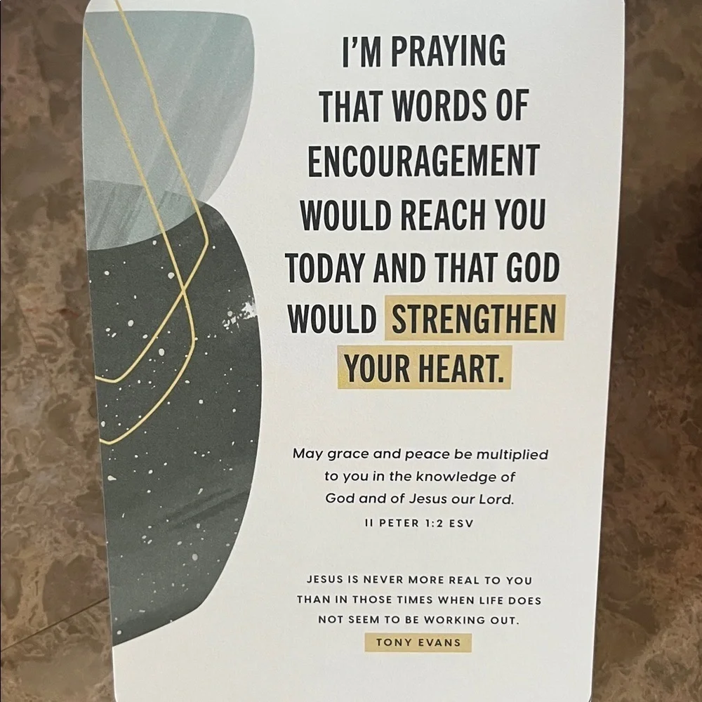 Pass Along Encouragement Notes on Cultivate Kindness by Tony Evans